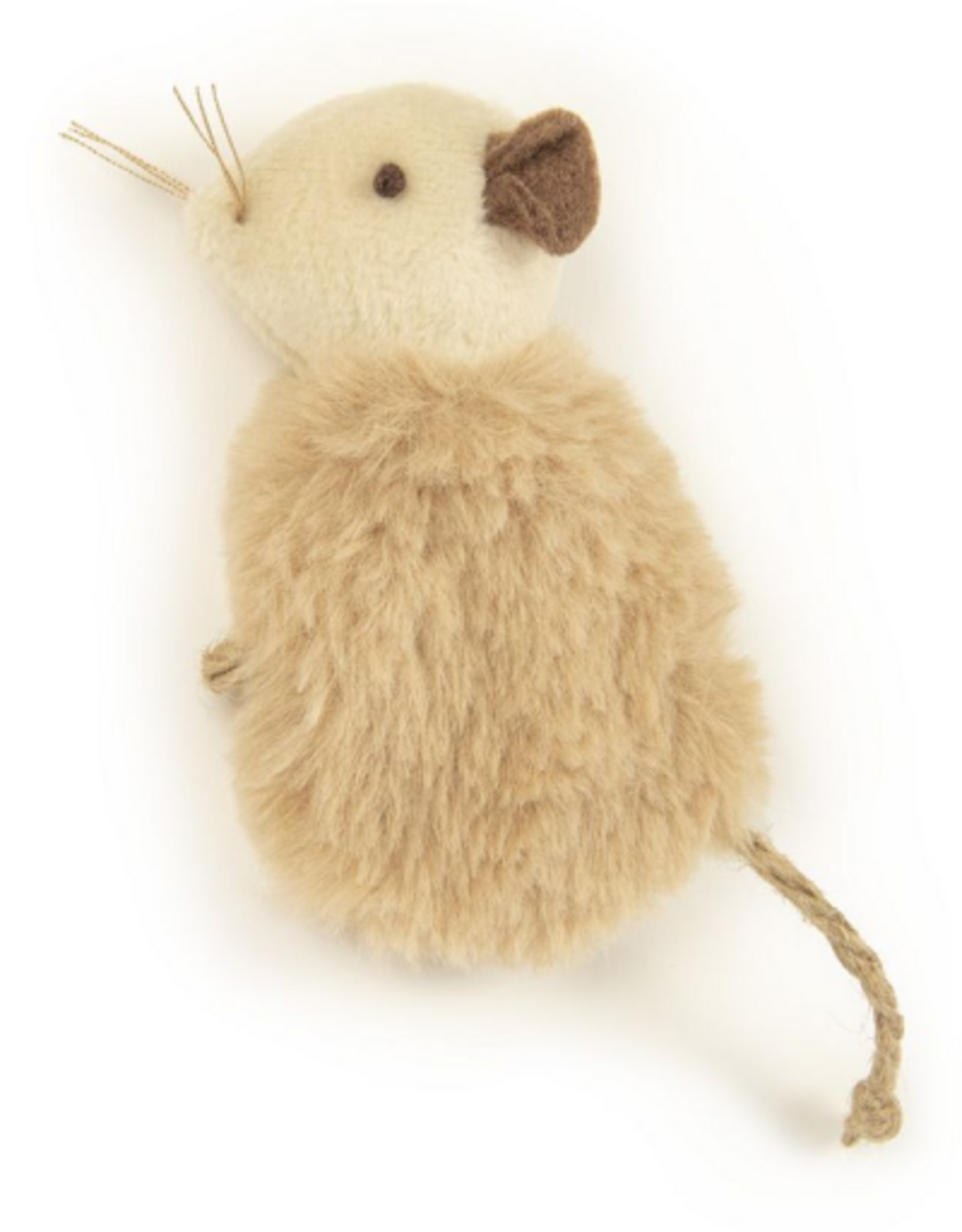 SmartyKat SmartyKat Madcap Mania Mouse Soft Plush Catnip Cat Toy with String Tail