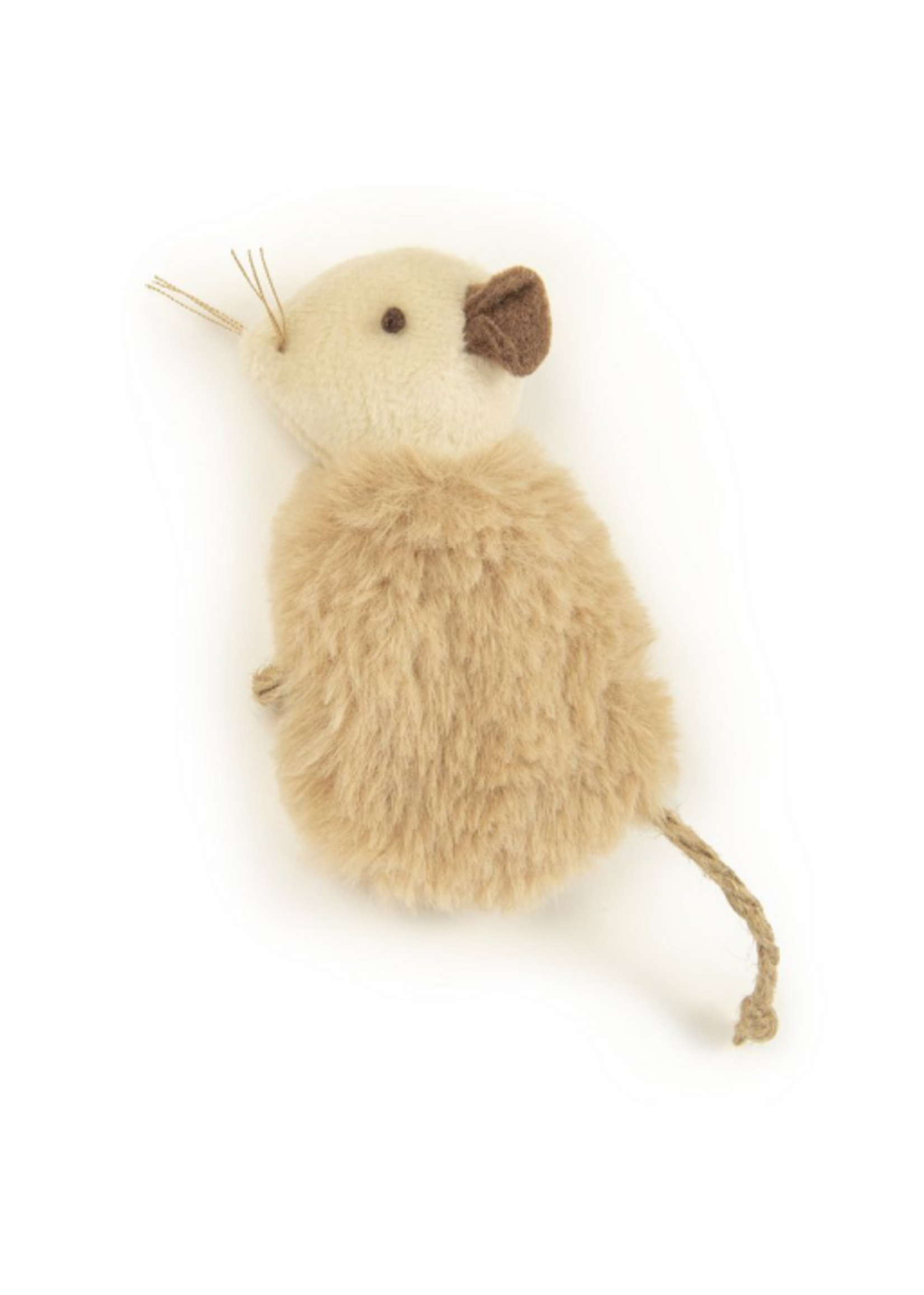 SmartyKat SmartyKat Madcap Mania Mouse Soft Plush Catnip Cat Toy with String Tail