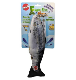 Ethical Pet Spot 11.5 in. Flipping Fish Interactive Cat Toy Multi Color