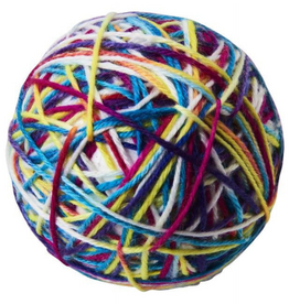 Ethical Pet Spot 3.5 in. Sew Much Fun Yarn Ball Cat Toy