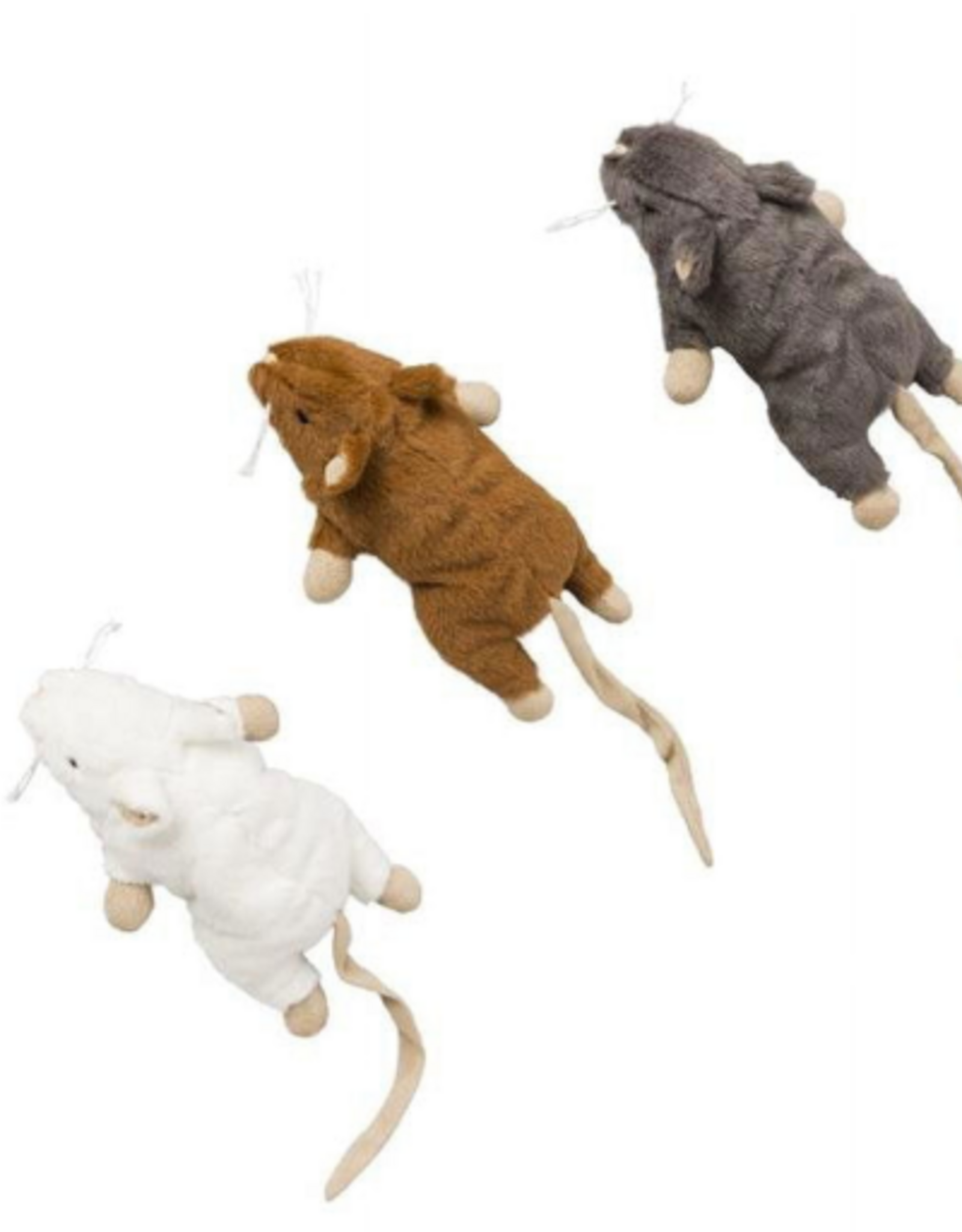 Ethical Pet Spot Big Mouse Bertha Cat Toy with Catnip Assorted 1 Each/7 in