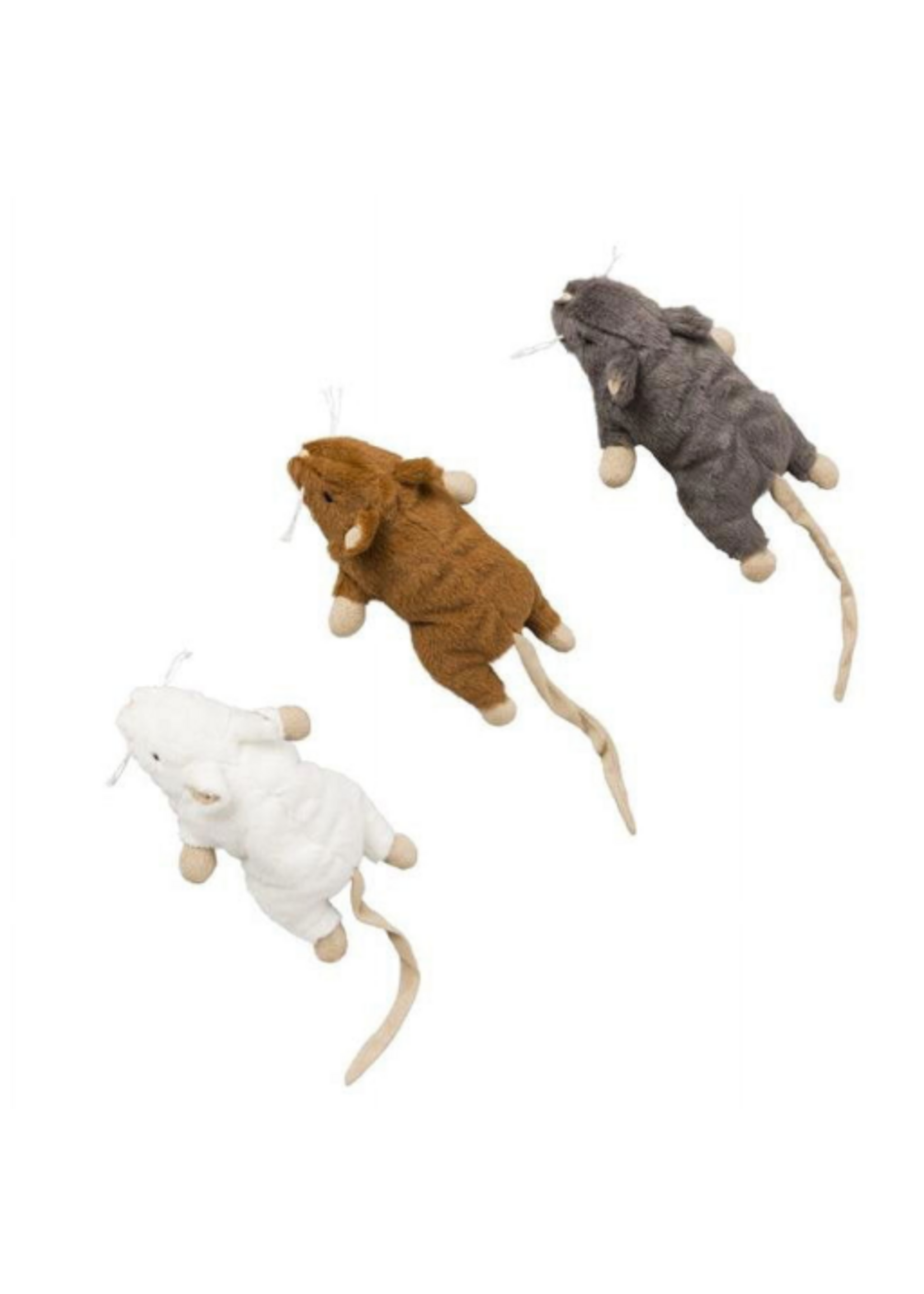 Ethical Pet Spot Big Mouse Bertha Cat Toy with Catnip Assorted 1 Each/7 in