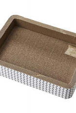 Ethical Pet Spot Cat Scratcher with Catnip 17 in Bed