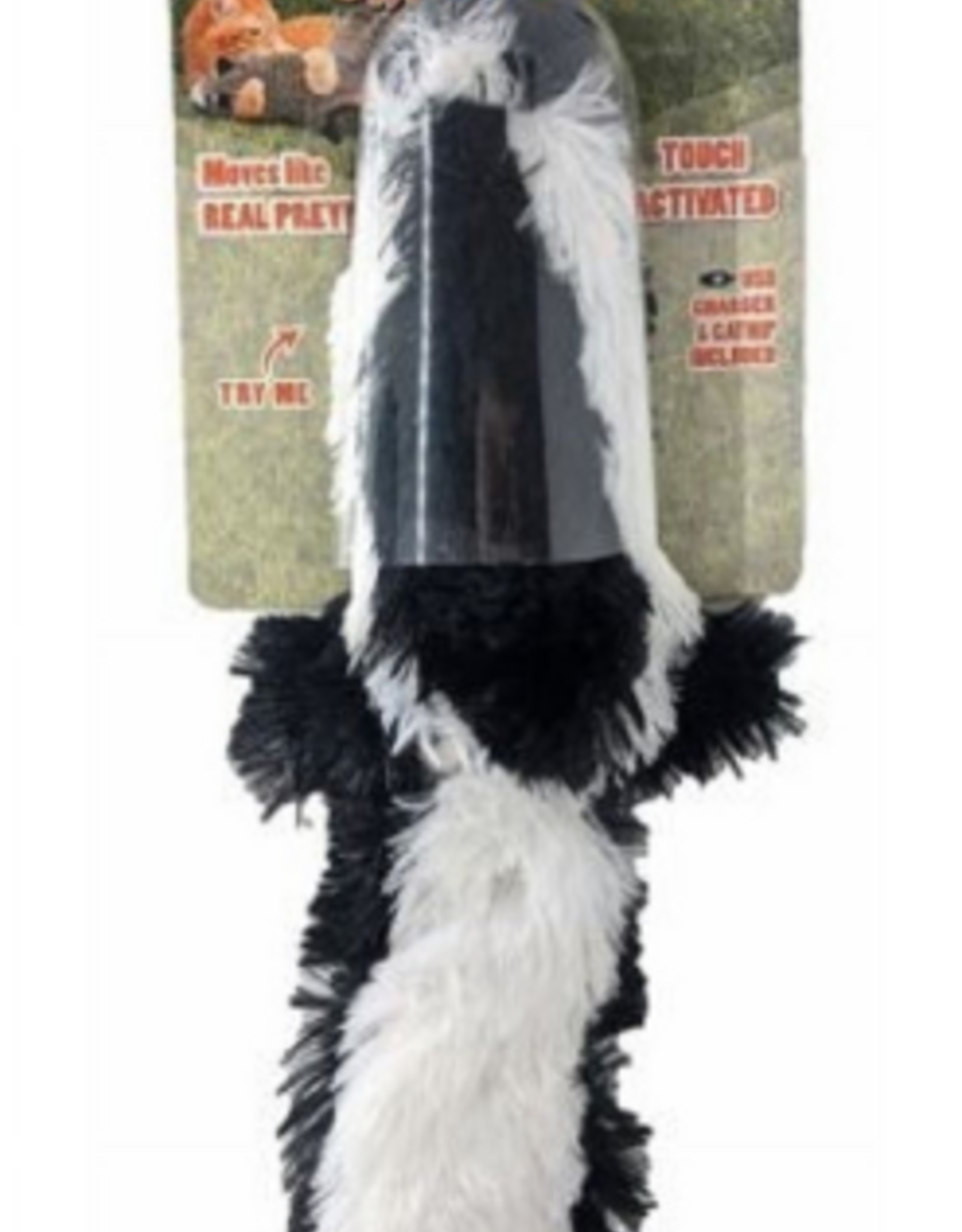 Ethical Pet Spot Flippin  Skinneeez Electronic Cat Toy Skunk 1 Each/15 in