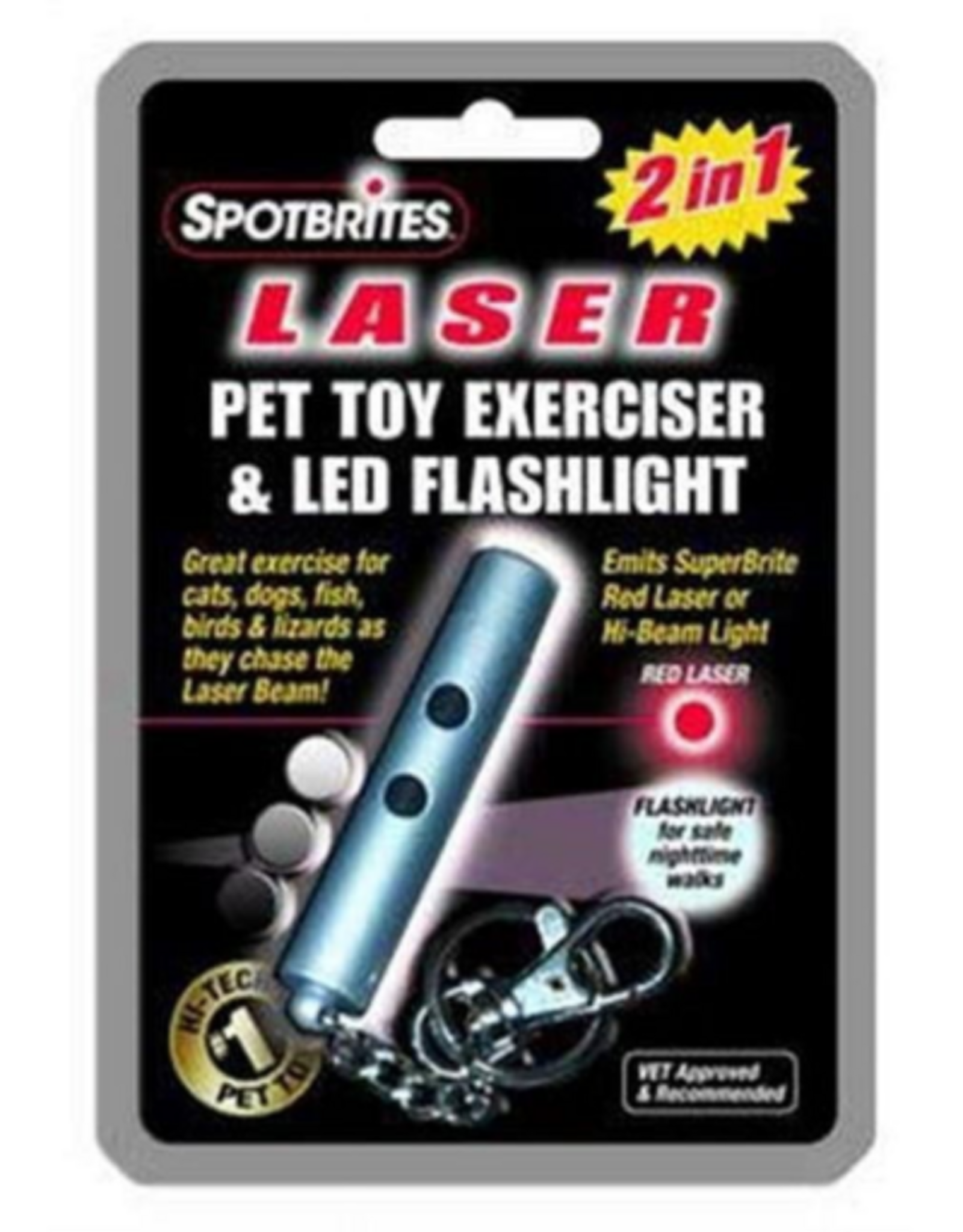 Ethical Pet Spot Spotbrite Laser Pet Toy 2 In 1