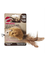 Ethical Pet Spot Squeakeeez Mouse Cat Toy Assorted Colors - 1 count