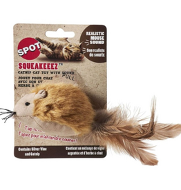 Ethical Pet Spot Squeakeeez Mouse Cat Toy Assorted Colors - 1 count