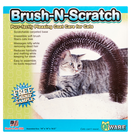 Ware Ware Brush-N-Scratch Groomer for Cats