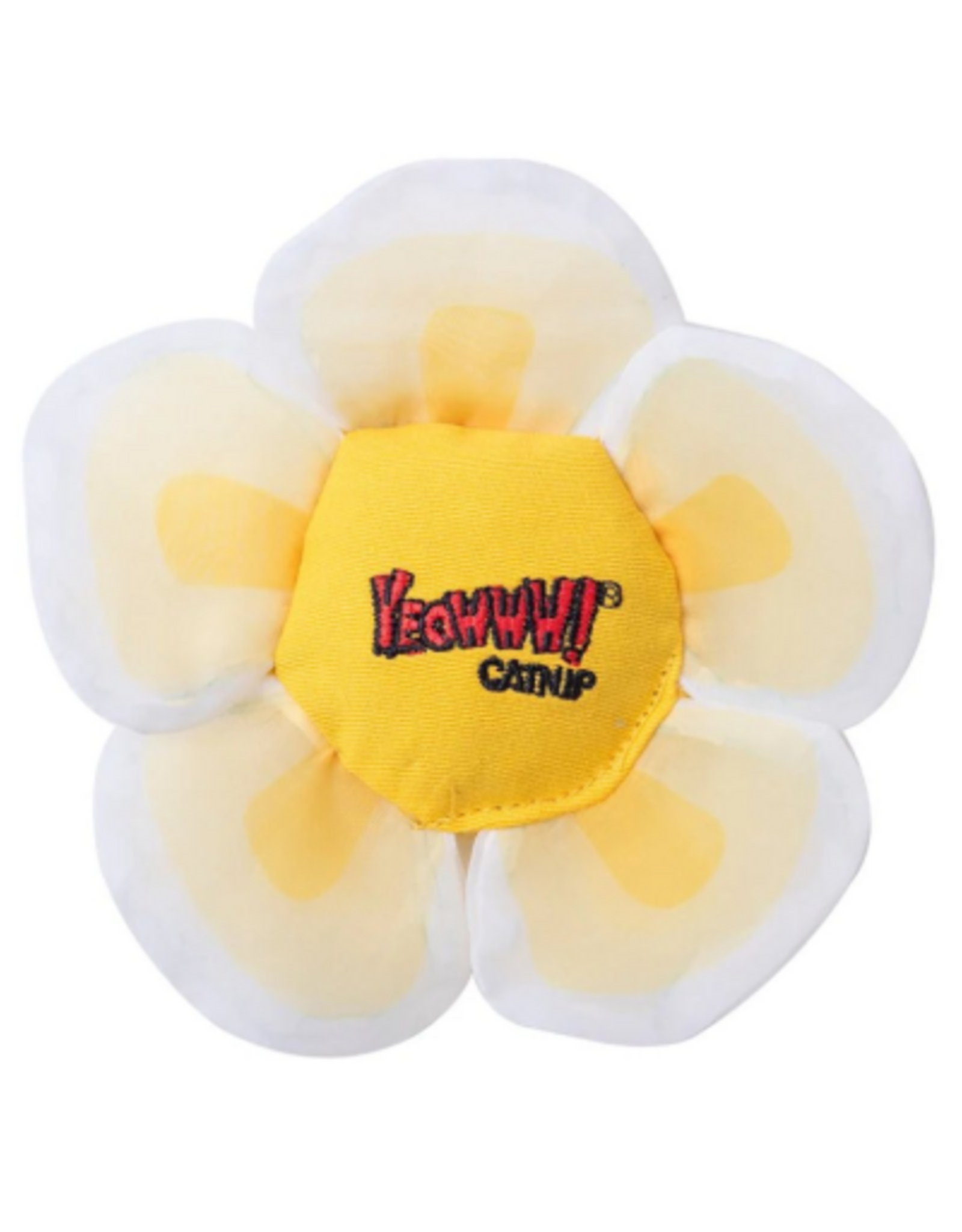 Yeowww! Yeowww! Daisy Flower Tops Cat Toys - White