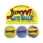 Yeowww! Yeowww! My Cats Balls Cat Toy 3pk