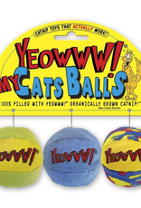 Yeowww! Yeowww! My Cats Balls Cat Toy 3pk