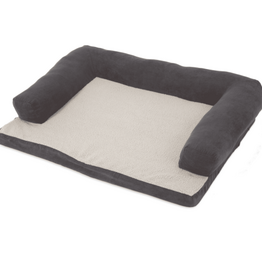 Aspen Pet Aspen Pet Bolster Orthopedic Pet Bed Assorted (Brown Gray) 40 X 30