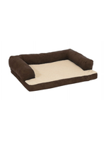 Aspen Pet Aspen Pet Micro Suede Pet Bed for Dogs Assorted Colors 7.5 in. H x 25 in. W x 35 in. L
