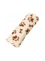 Ethical Pet Ethical Pet Snuggler Bones Paws Print Blanket Cream 30 x 38 in.