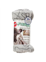 Ethical Pet Ethical Pet Snuggler Bones Blanket Gray 40 x 58 in.