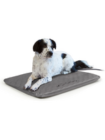 K&H Pet Products K&H Pet Products Lectro-Soft Outdoor Heated Pet Bed Gray Medium 19 X 24 Inches