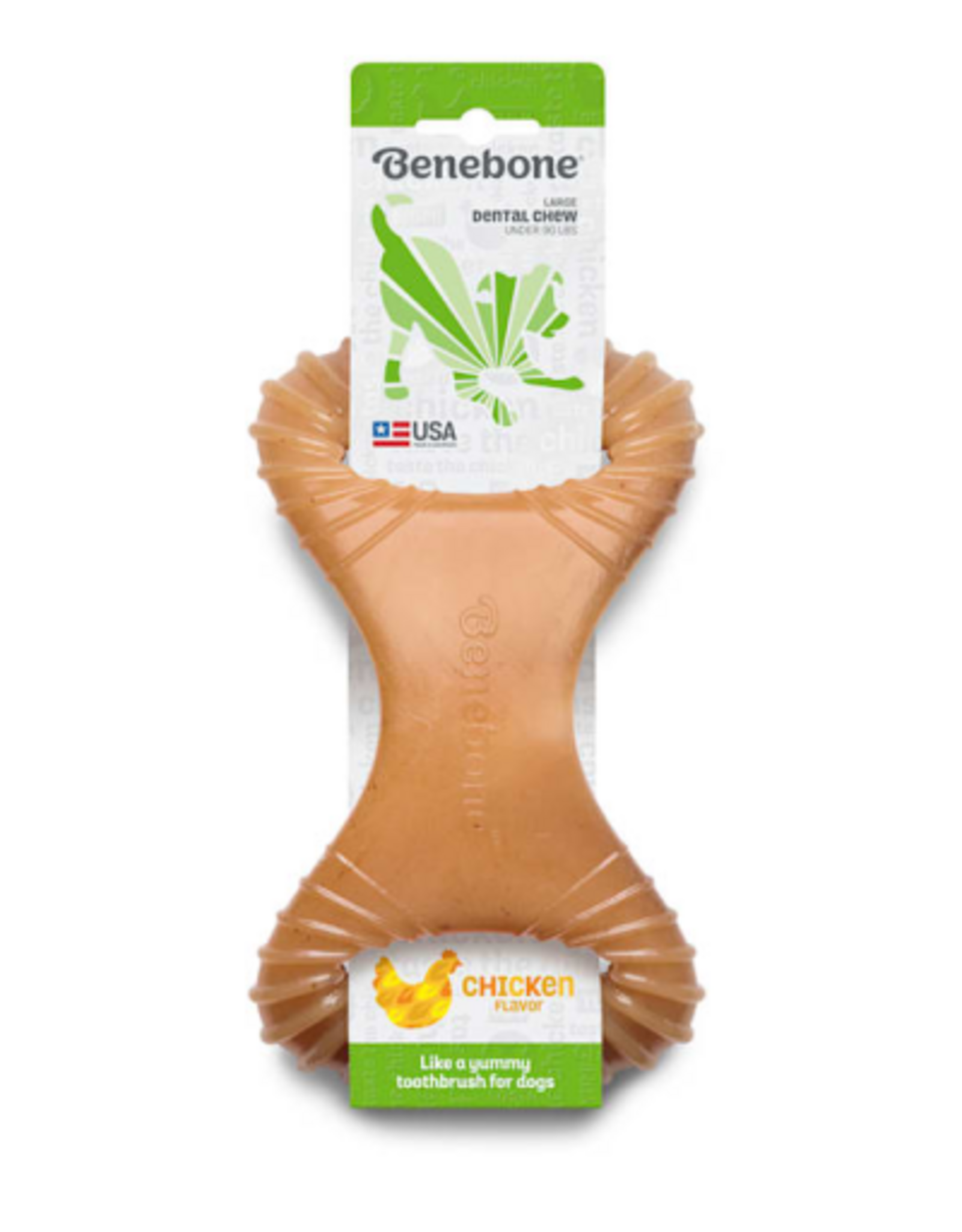 Benebone Benebone Dental Chew Dog Toy - Chicken - Large