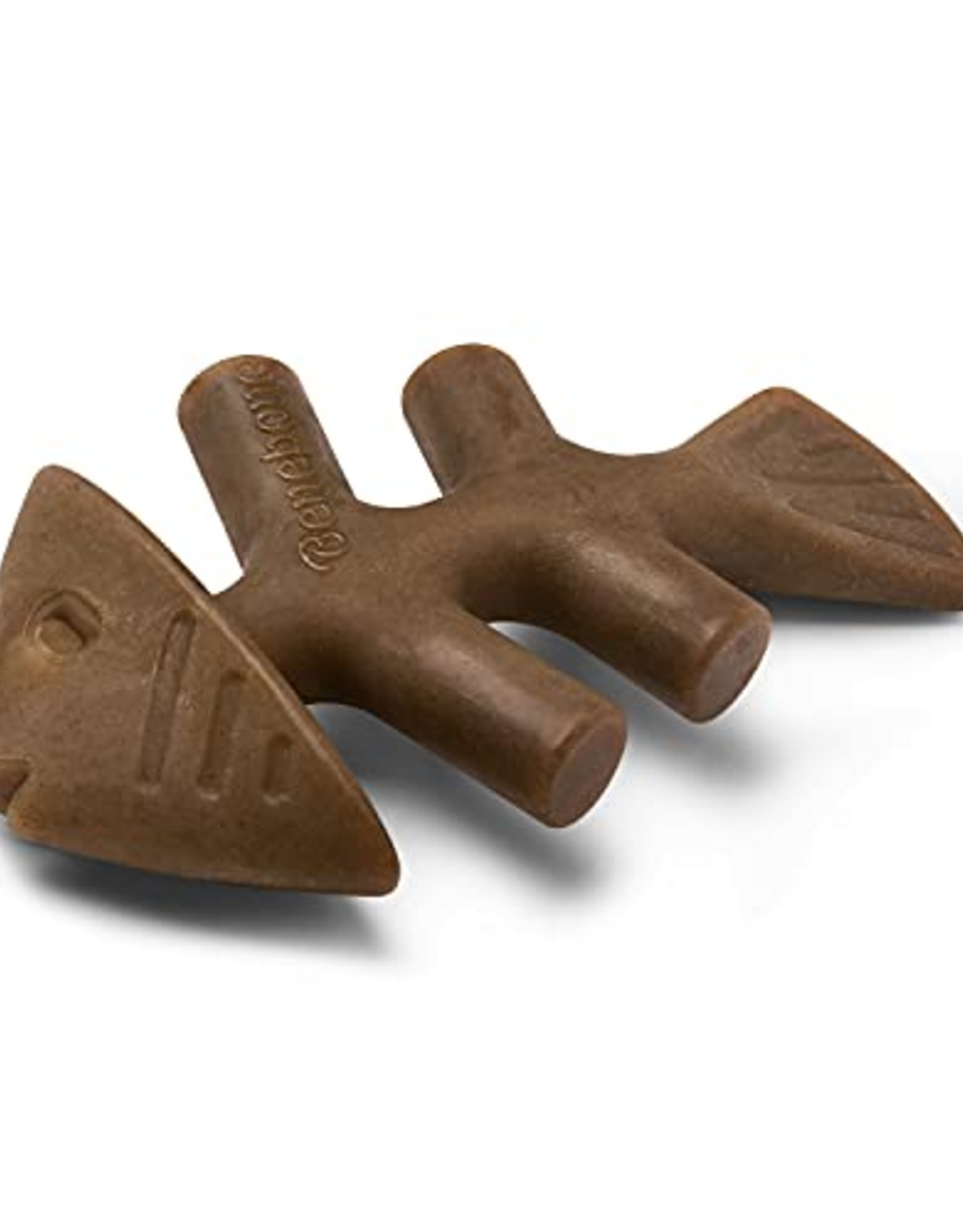 Benebone Benebone Fishbone Durable Dog Chew Toy Real Fish Large