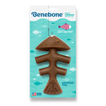 Benebone Benebone Fishbone Durable Dog Chew Toy Real Fish Medium