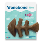 Benebone Benebone Fishbone Durable Dog Chew Toy Real Fish Small