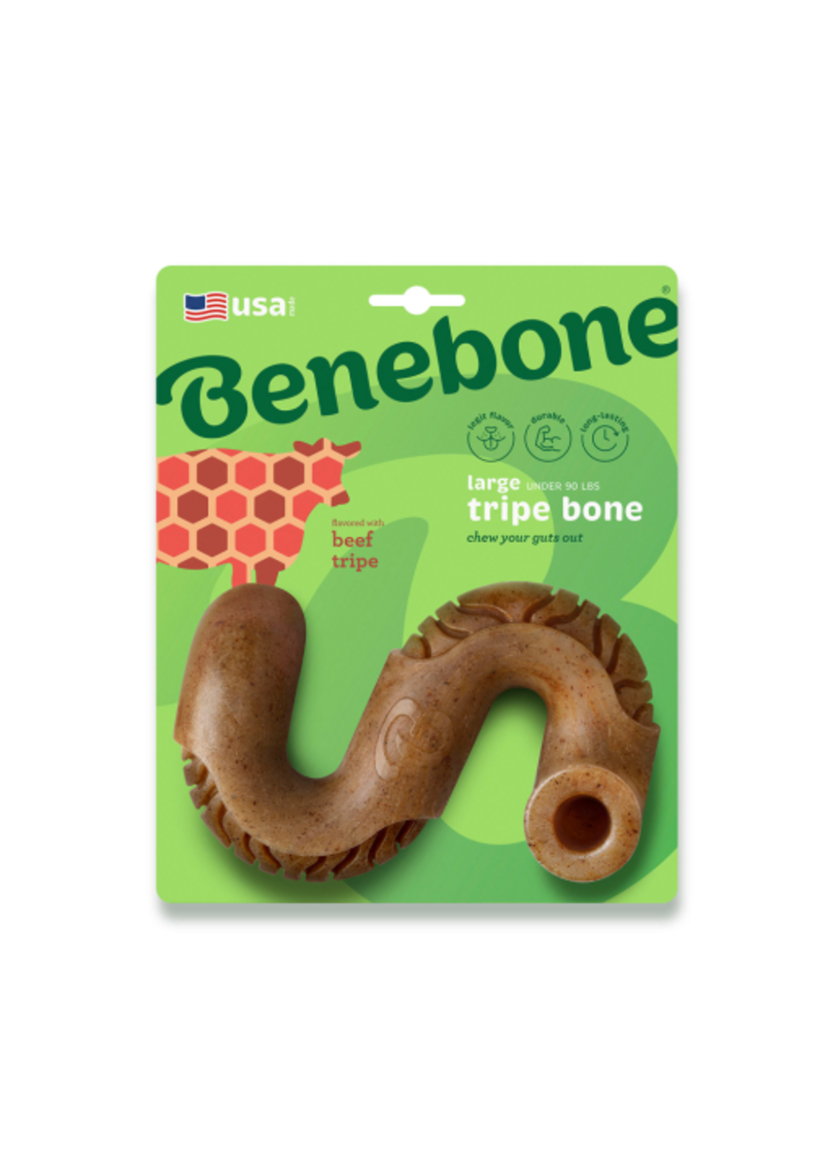Benebone Benebone Tripe Bone Dog Chew, Large