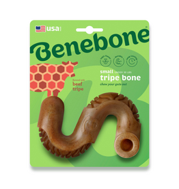 Benebone Benebone Tripe Bone Durable Dog Chew Toy Real Tripe Small
