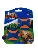 Chuckit! Chuckit! Ultra Squeaker Ball Medium 2 Pack