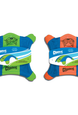 Petmate ChuckIt! Blue/Orange Polyester Flying Squirrel Pet Toy Small 1 pk