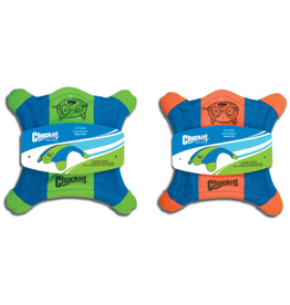 Petmate ChuckIt! Blue/Orange Polyester Flying Squirrel Pet Toy Small 1 pk