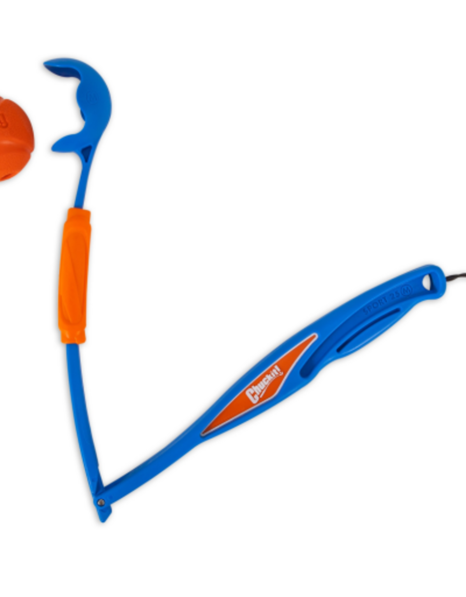 Petmate Chuckit! Fetch & Fold 25M Ball Launcher Dog Toy 25 Handle Includes Medium (2.5 ) Ball for Dogs 20-60 lb