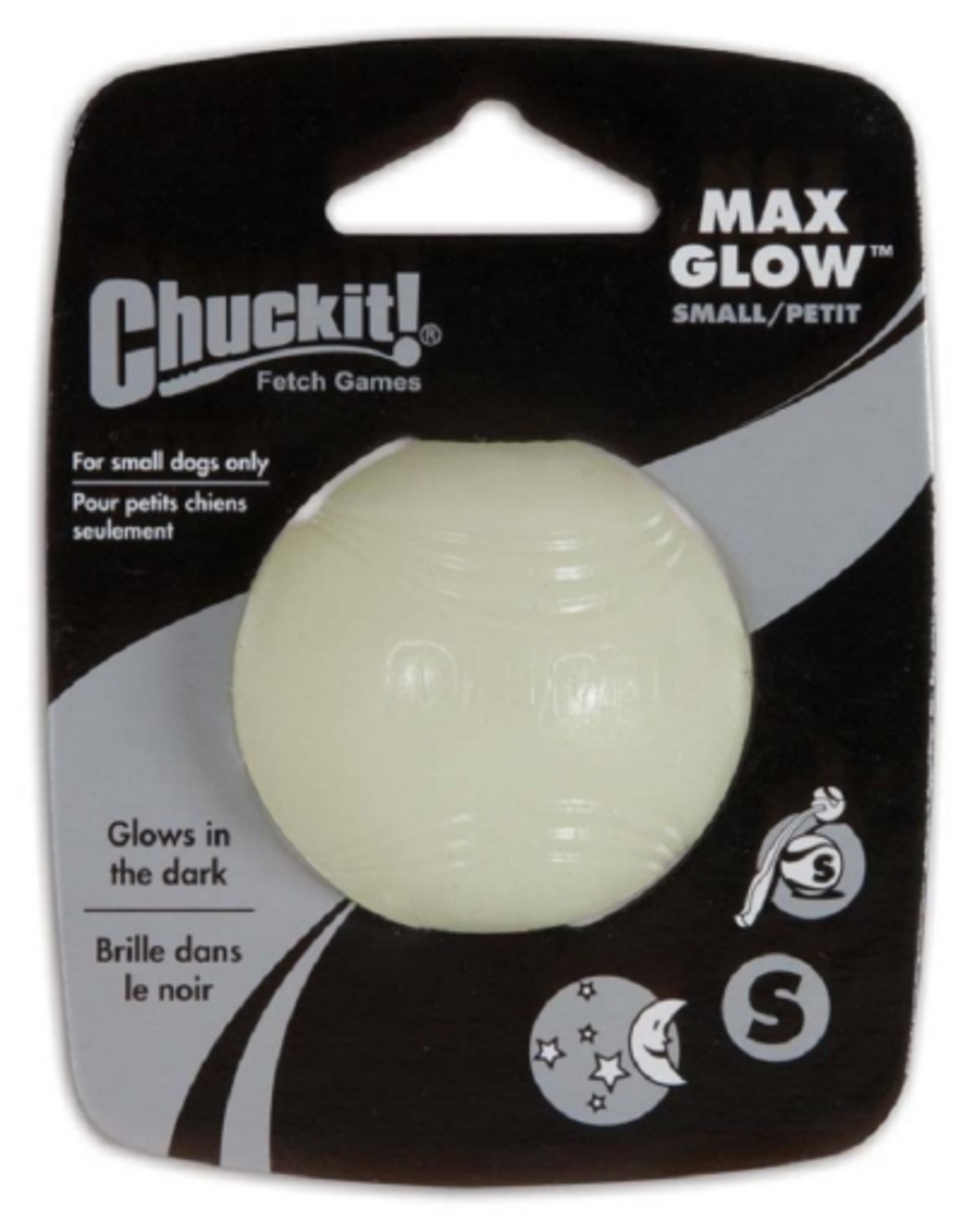 Petmate Chuckit! Max Glow Ball Dog Toy Small