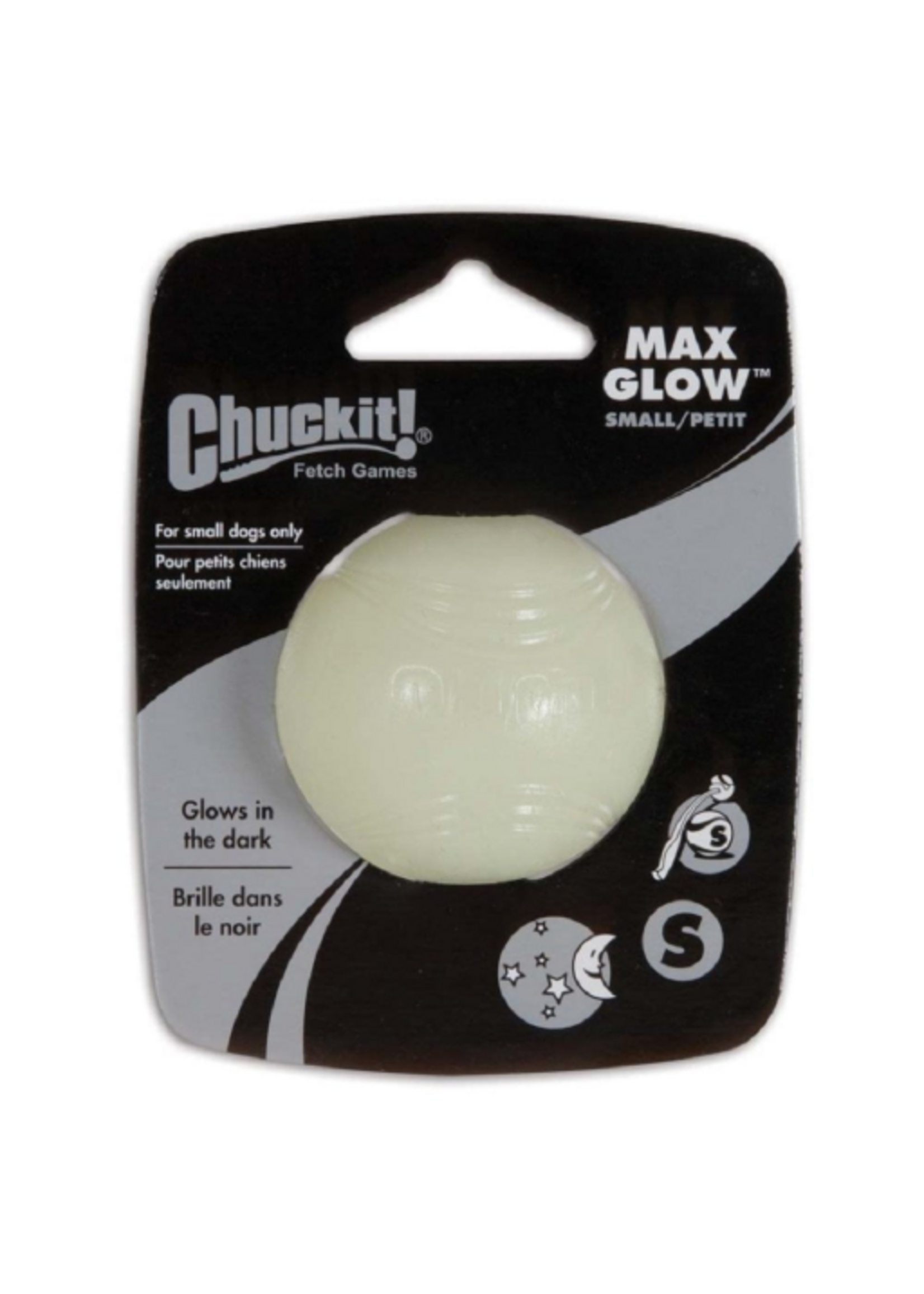 Chuckit! Chuckit! Max Glow Ball Dog Toy Small
