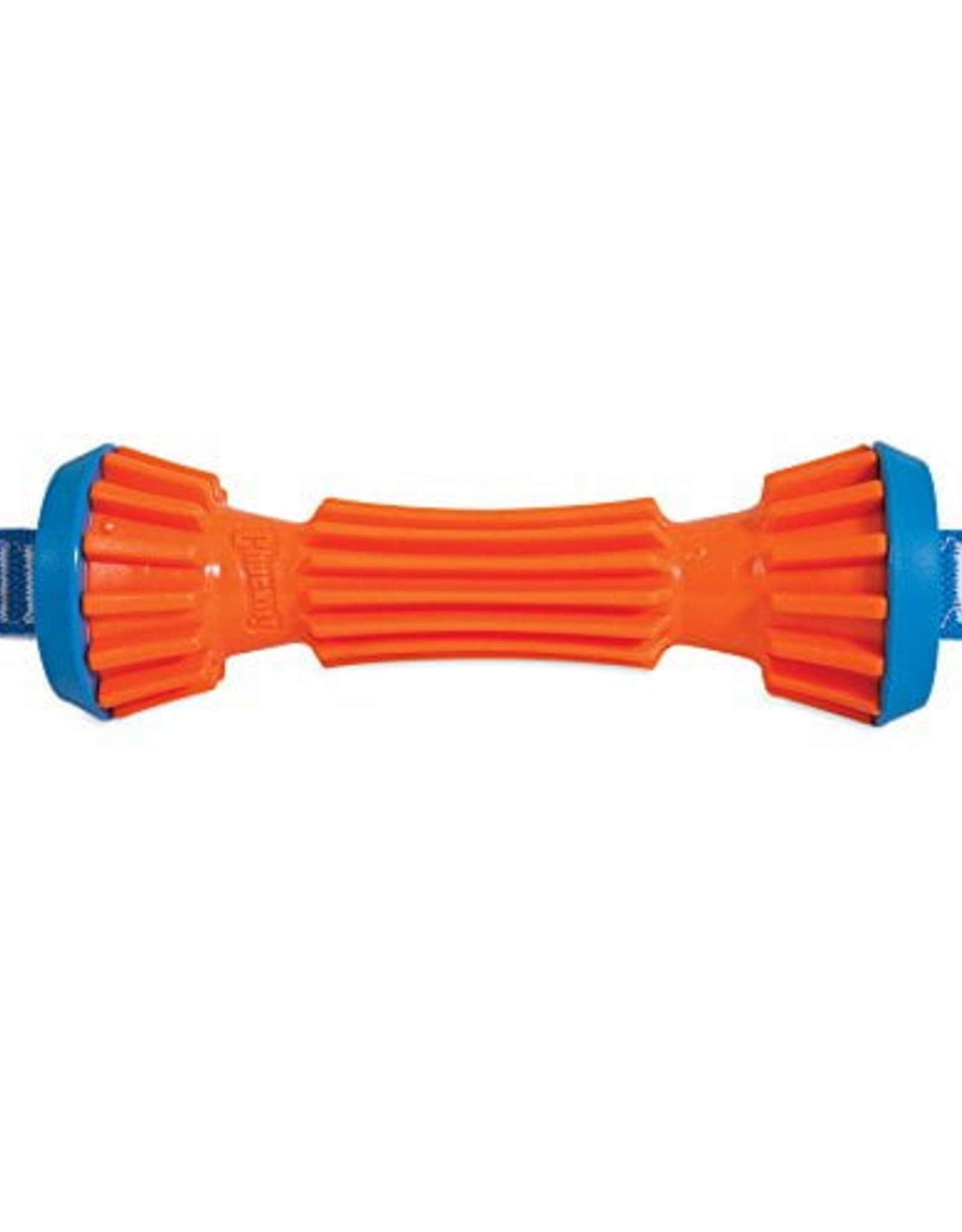 Petmate ChuckIt! Rugged Bumper Rubber Fetch Dog Toy with Nylon Straps Small Pack of 1