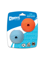 Chuckit! Chuckit! The Whistler Ball Rubber Fetch Dog Toy Medium (2.5 ) for Dogs 20-60 lb Pack of 2