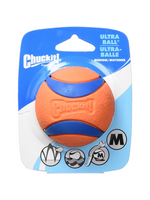 Chuckit! Chuckit! Ultra Ball Rubber Fetch Dog Toy Medium 2.5 for Dogs 20-60 lb Pack of 1