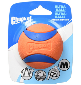 Petmate Chuckit! Ultra Ball Rubber Fetch Dog Toy Medium 2.5 for Dogs 20-60 lb Pack of 1