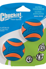 Petmate Chuckit! Ultra Squeaker Ball Dog Toy Small 2 Pack