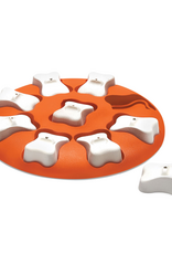 Outward Hound Nina Ottosson by Outward Hound Dog Smart Interactive Treat Puzzle Dog Toy  Orange  One-Size