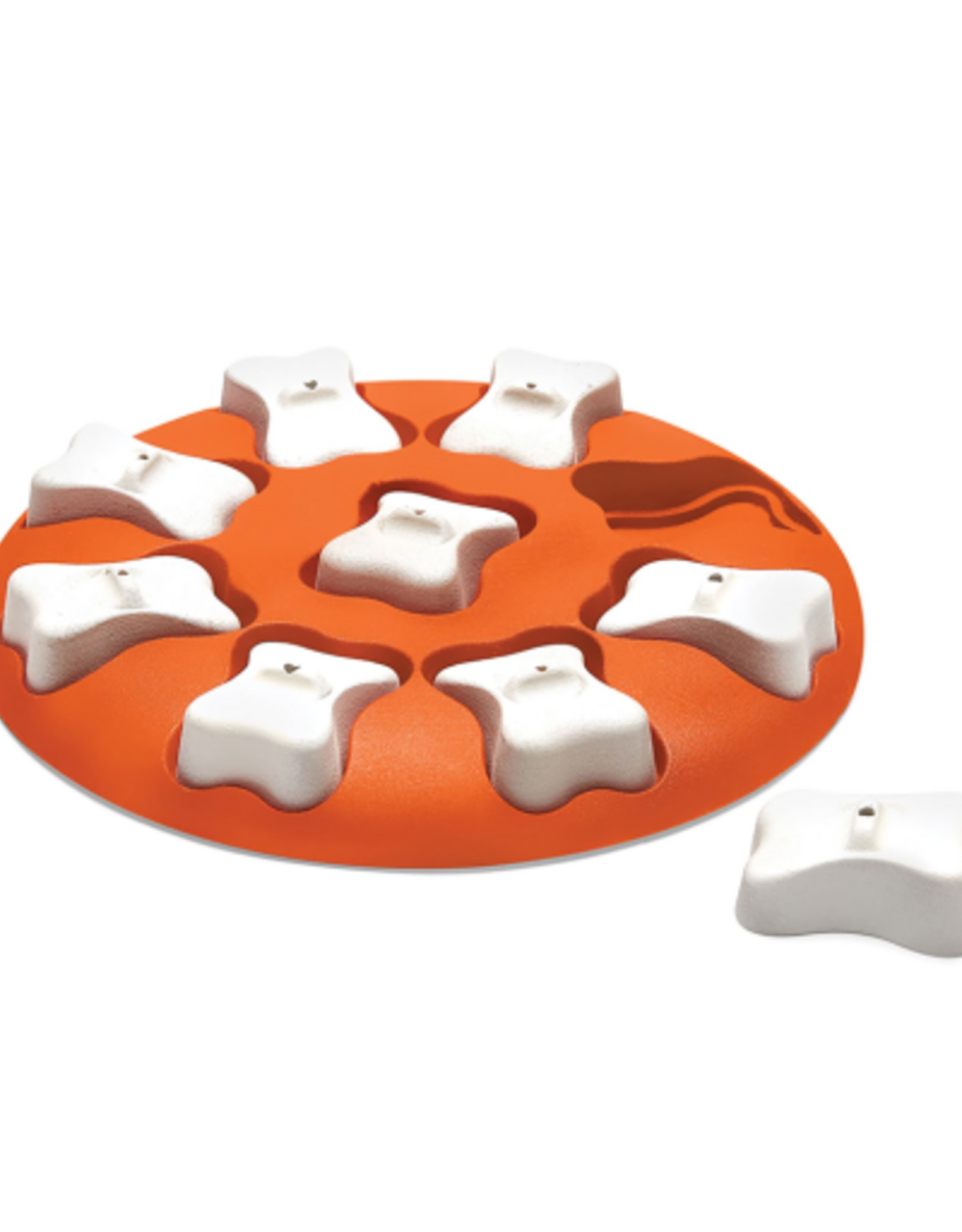 Outward Hound Nina Ottosson by Outward Hound Dog Smart Interactive Treat Puzzle Dog Toy  Orange  One-Size