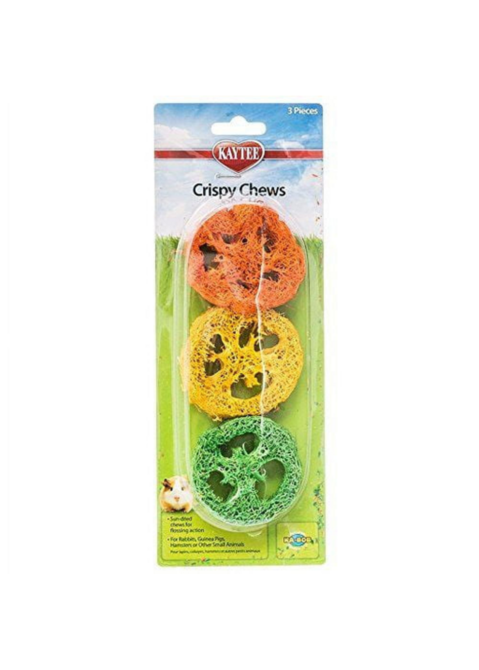 Kaytee Kaytee Crispy Loofah Chews for Small Animals 3 Pack