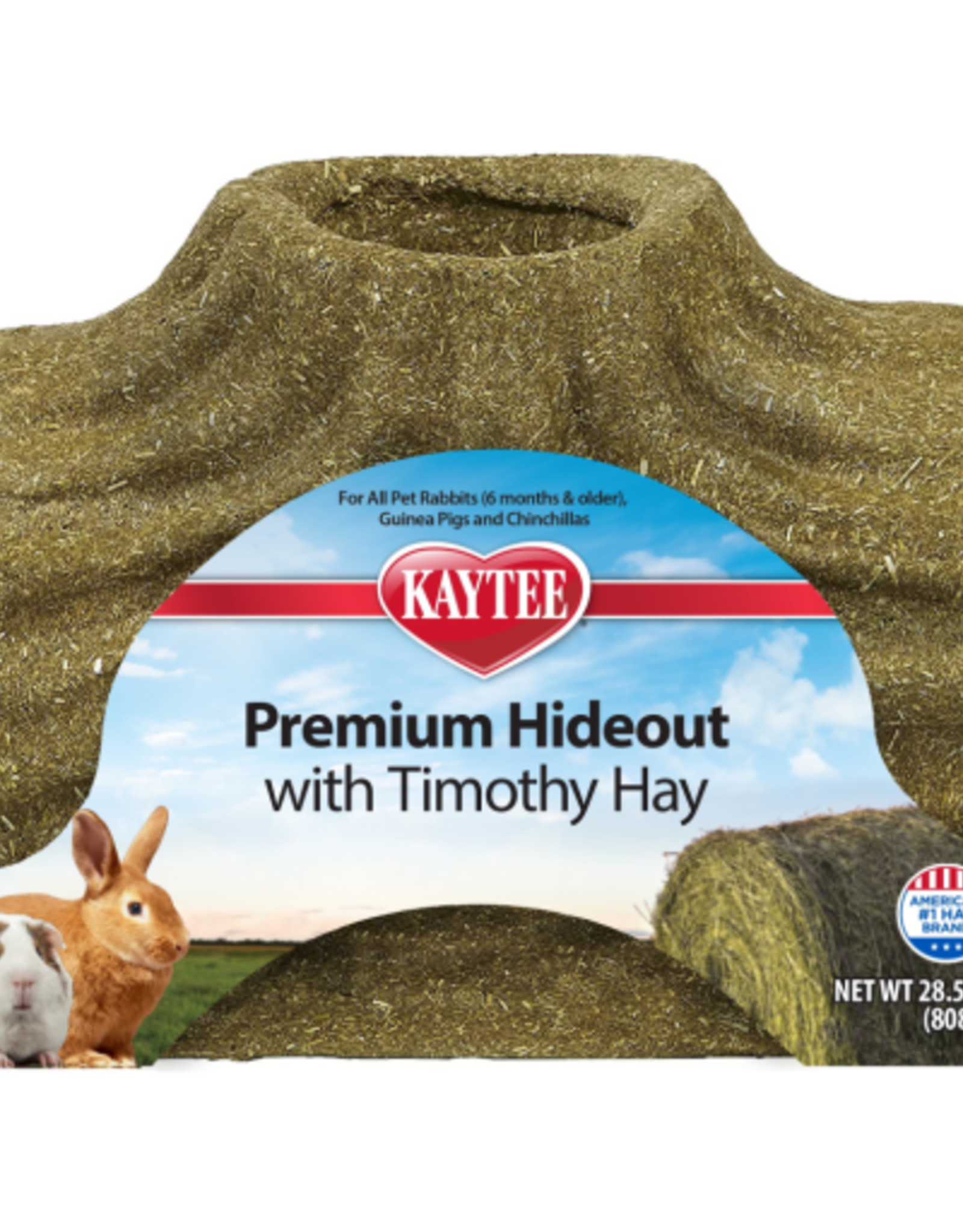 Kaytee Kaytee Premium Timothy Hay Treat Hideout for Small Animals  Large
