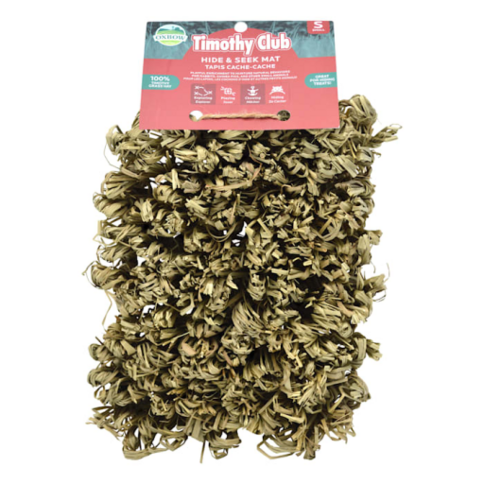 Oxbow Oxbow Timothy Club Hide & Seek Mat for Rat, 2.75" L X 7.5" W X 14" H, Small
