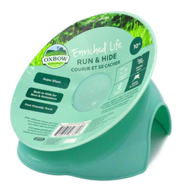 Oxbow Oxbow 10" Enriched Life Run & Hide Saucer Toy, Medium, Teal