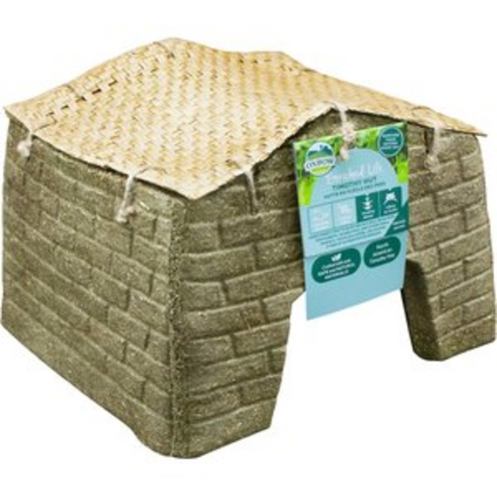 Oxbow Oxbow Enriched Life Timothy Hut, 9.5" L X 9.5" W X 7" H, Medium, Brown