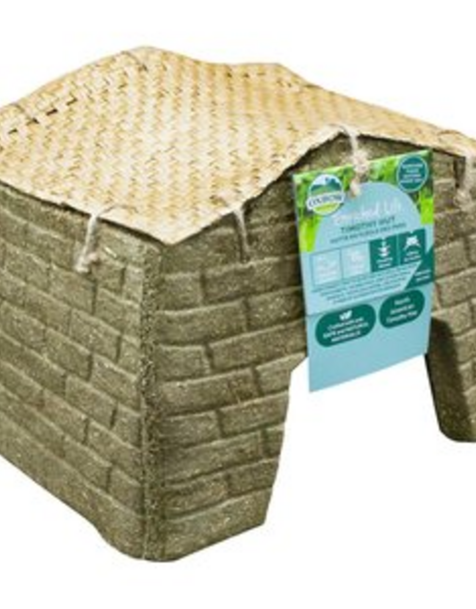 Oxbow Oxbow Enriched Life Timothy Hut, 9.5" L X 9.5" W X 7" H, Medium, Brown