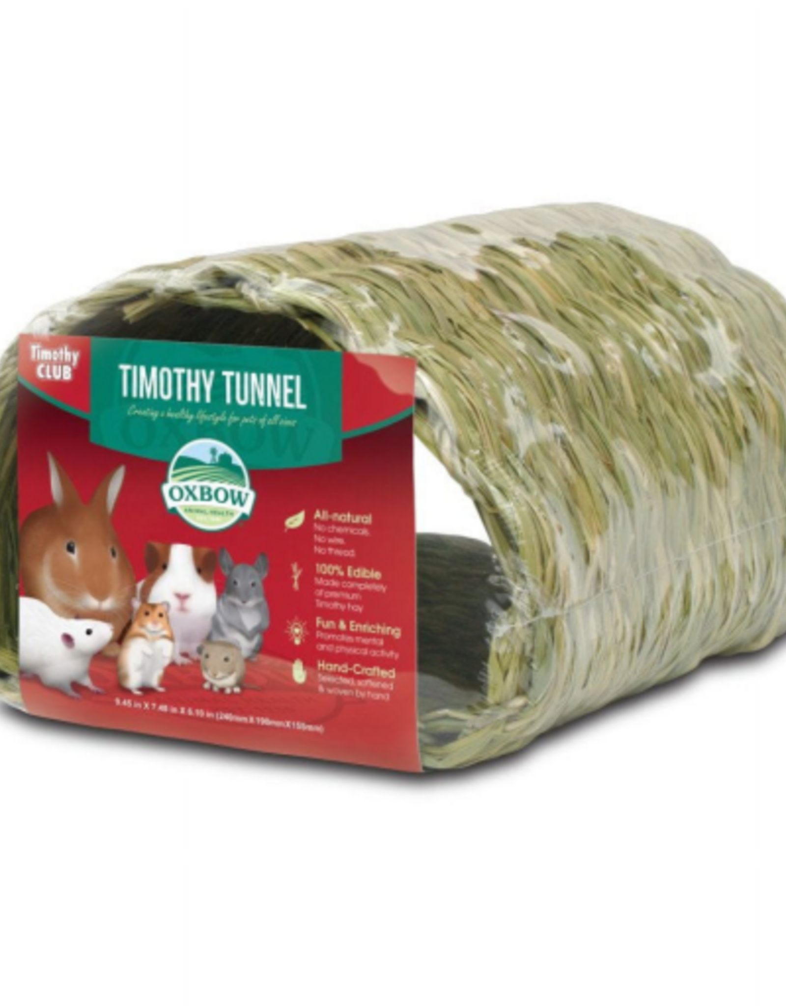 Oxbow Oxbow Animal Health Timothy CLUB Timothy Hay Small Animal Tunnel Tan
