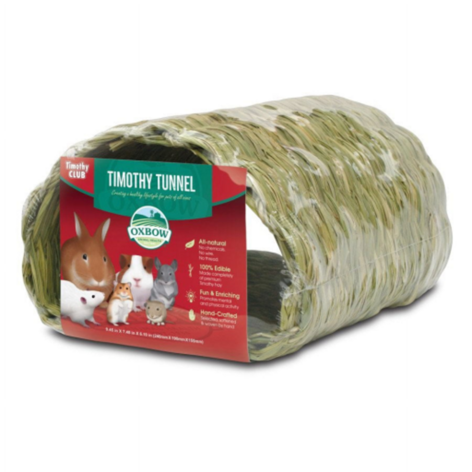 Oxbow Oxbow Animal Health Timothy CLUB Timothy Hay Small Animal Tunnel Tan