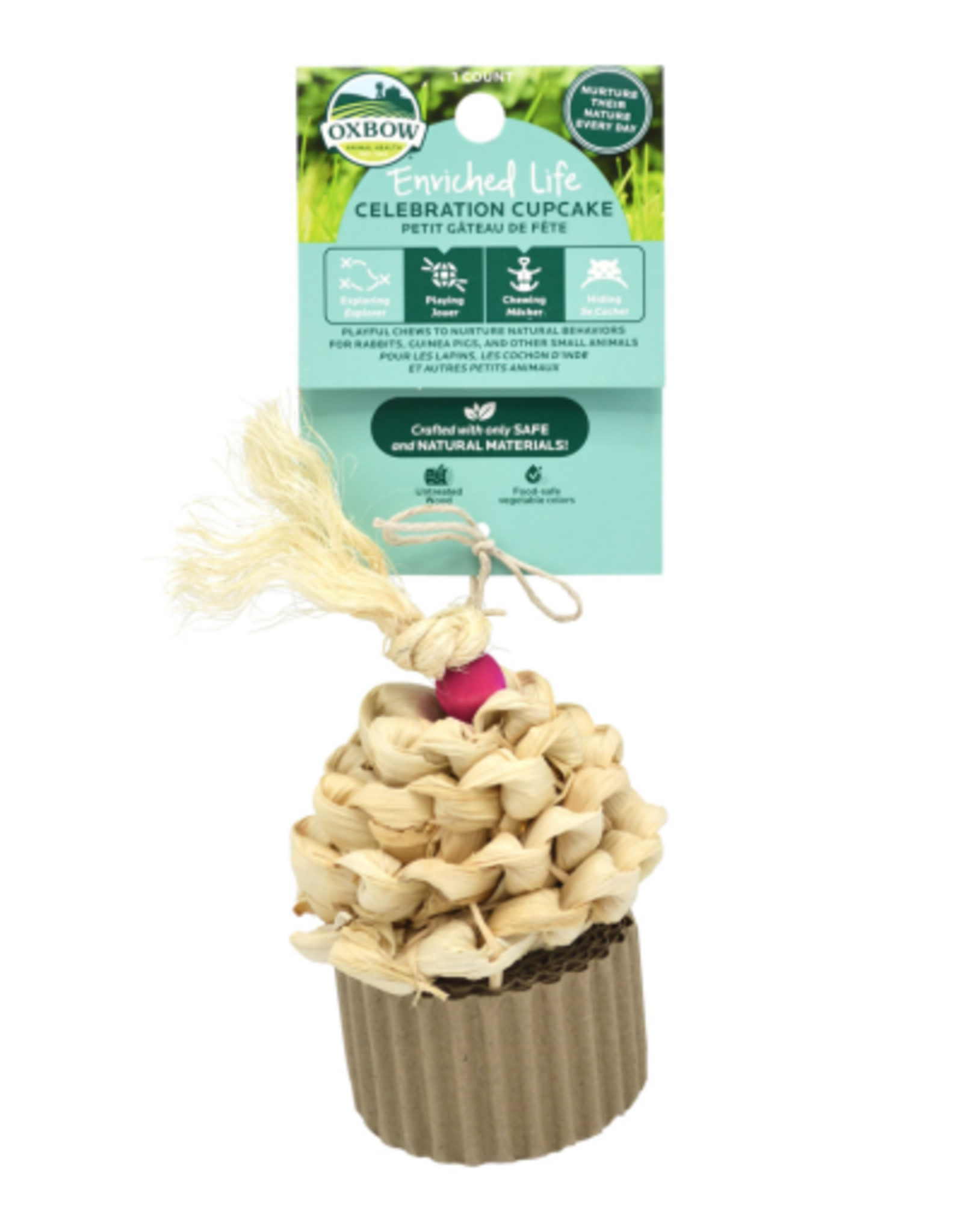 Oxbow Oxbow Enriched Life Celebration Cupcake Enrichment Toy For Small Animals