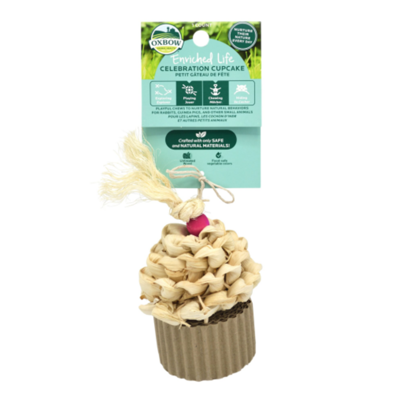 Oxbow Oxbow Enriched Life Celebration Cupcake Enrichment Toy For Small Animals