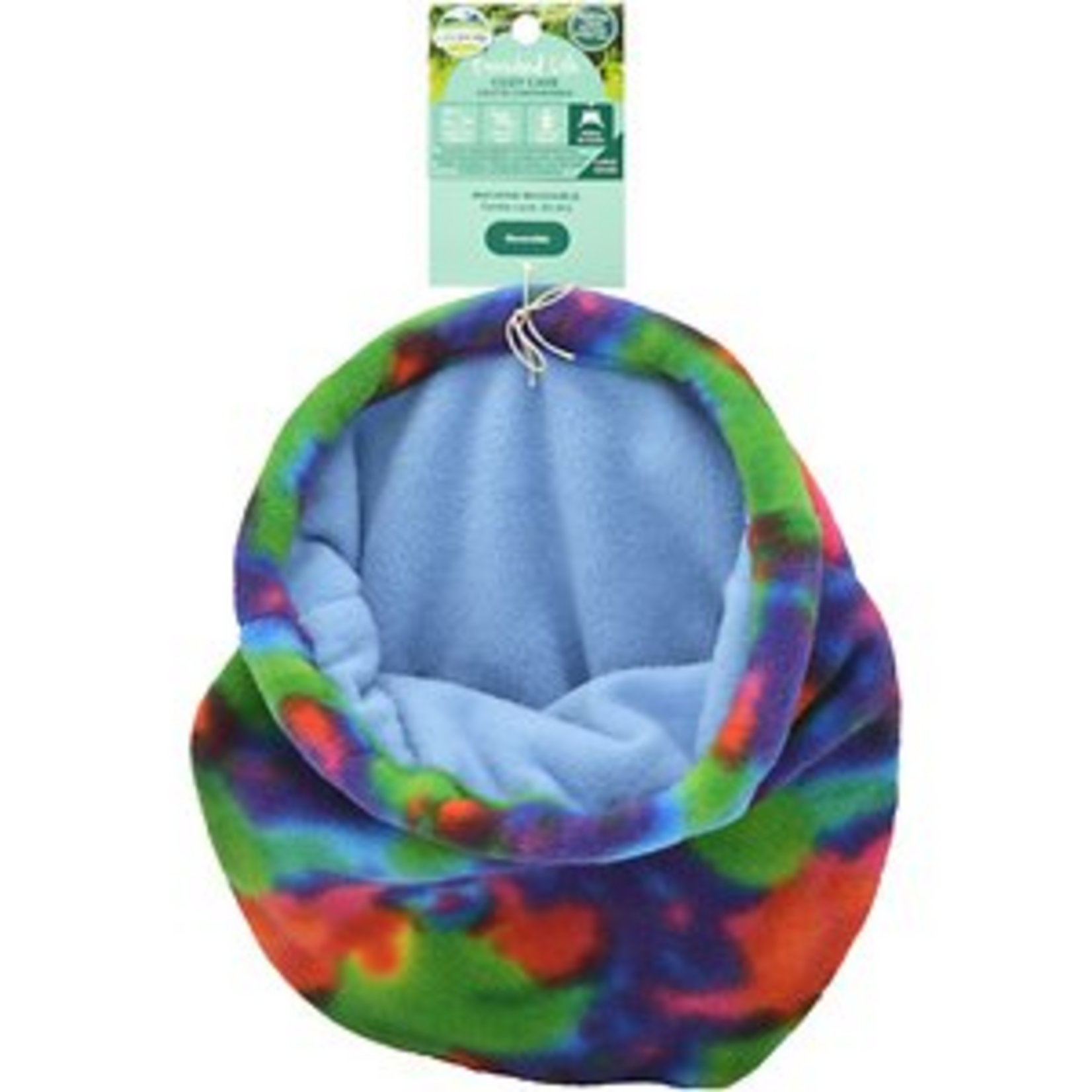 Oxbow Oxbow Enriched Life Cozy Cave for Guinea Pig, 7.8" L X 1" W X 11.8" H, Large, Multi-Color